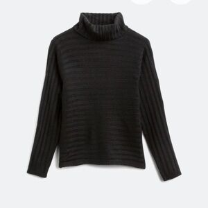 Stylish Black Cowl Neck Sweater